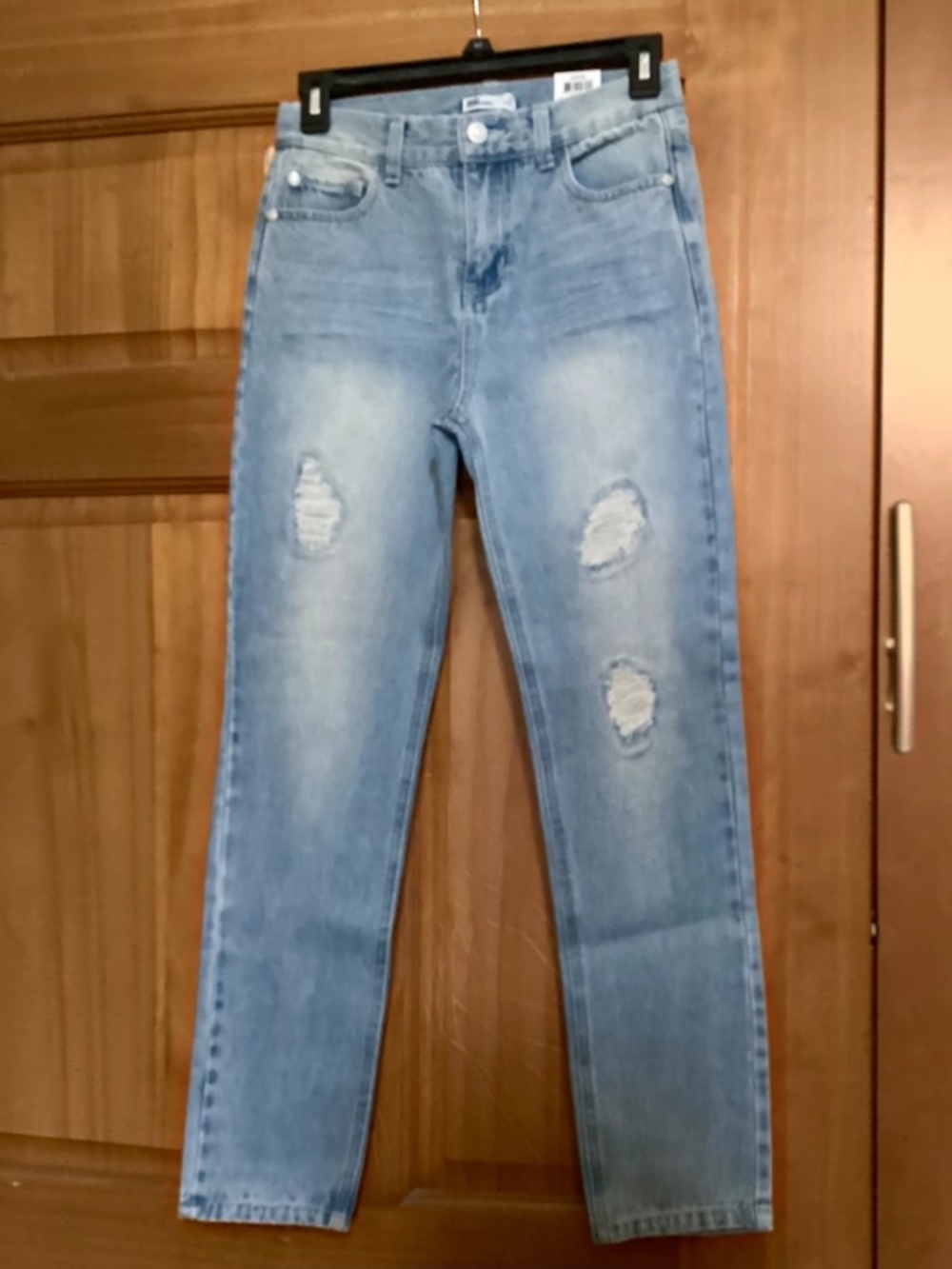 NWT Epic Threads Boys Distressed Straight Leg Jeans - Size 12